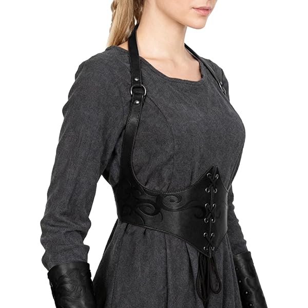 Amazon.com: eYLun Women Underbust Corset Belt Steampunk Strap